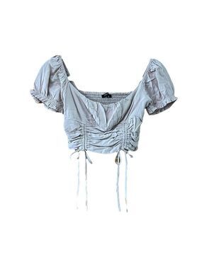 Paper Moon Pink Cropped Blouse Women's Small